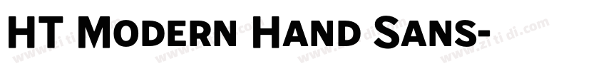 HT Modern Hand Sans字体转换